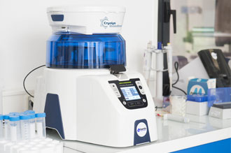 Precellys Evolution Touch Homogenizer for efficient tissue homogenization and DNA/RNA extraction.